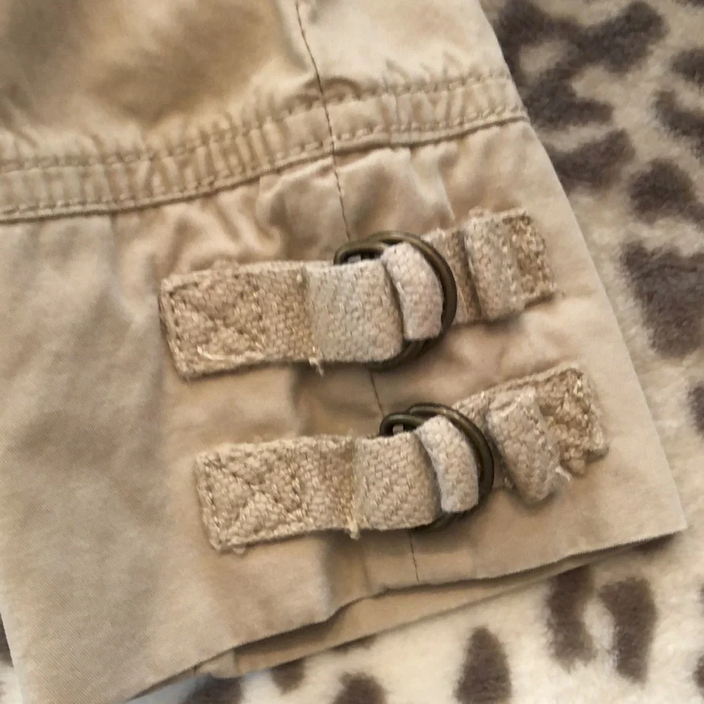 Old Navy Khaki Tan Crop Utility Pant 5 Pocket Size 2t